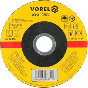 Круг отрезной по стали Vorel 125х1,0х22 мм